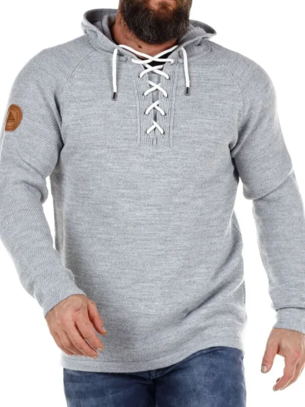 RD Hero Cashmere Strikket Trøje - Grå^RockDenim Fashion