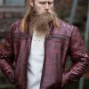 RD Iron Fury Skindjakke - Rød^RockDenim Discount