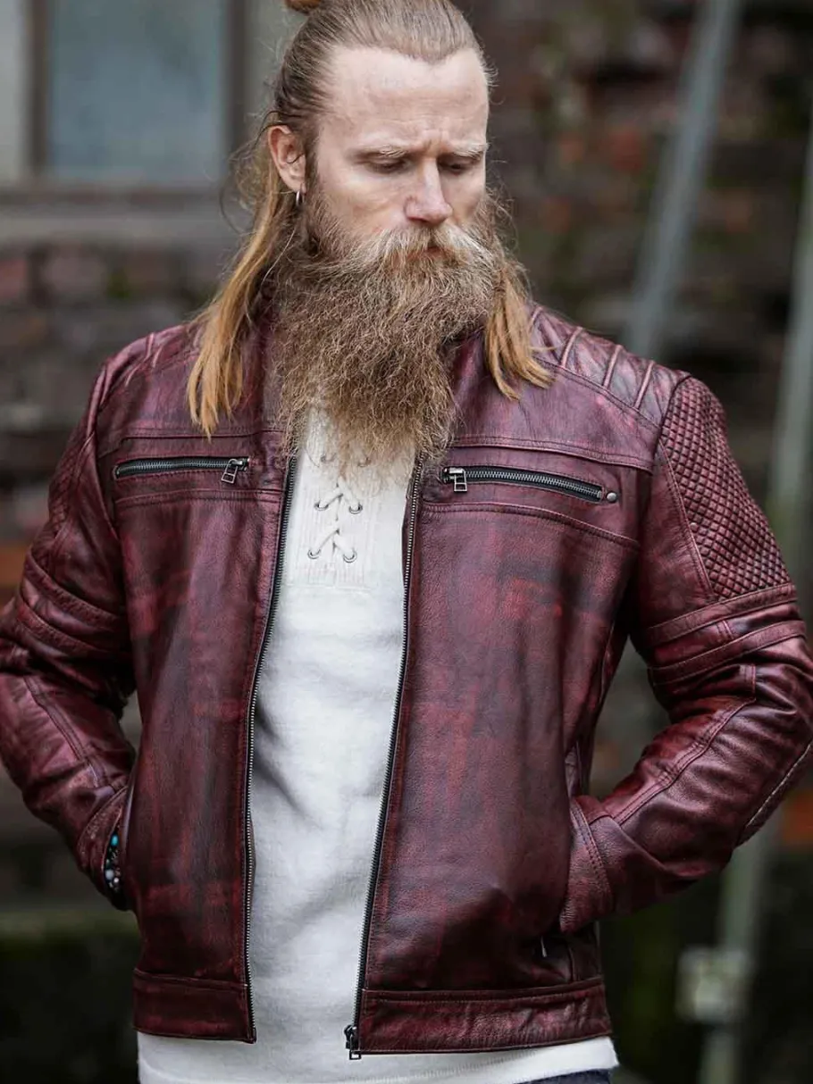 rd_iron_fury_skindjakke___0.webp RD Iron Fury Skindjakke - Rød^RockDenim Discount