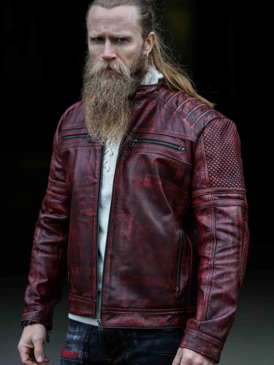 rd_iron_fury_skindjakke___1.webp RD Iron Fury Skindjakke - Rød^RockDenim Discount