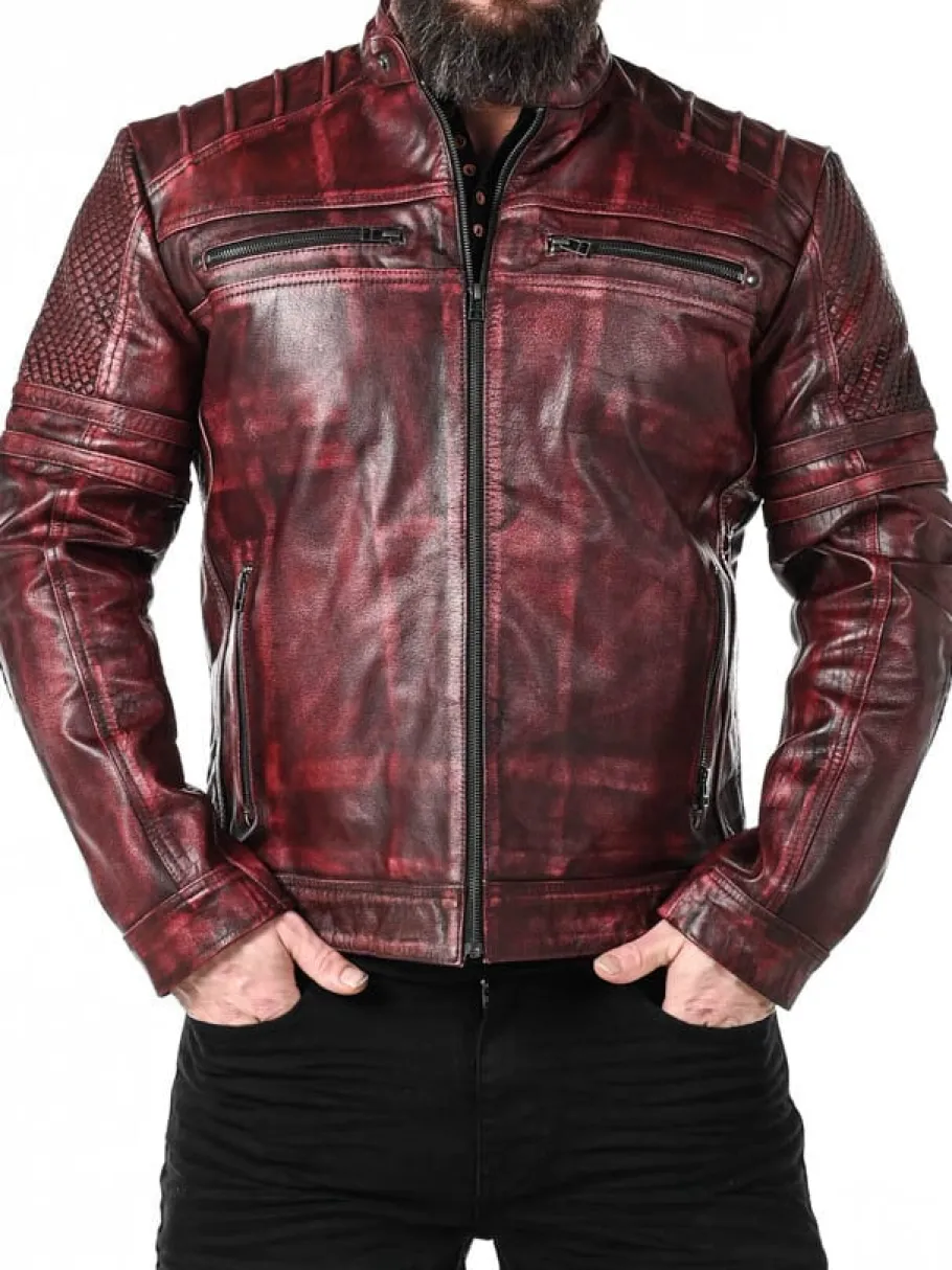 rd_iron_fury_skindjakke___5.webp RD Iron Fury Skindjakke - Rød^RockDenim Discount