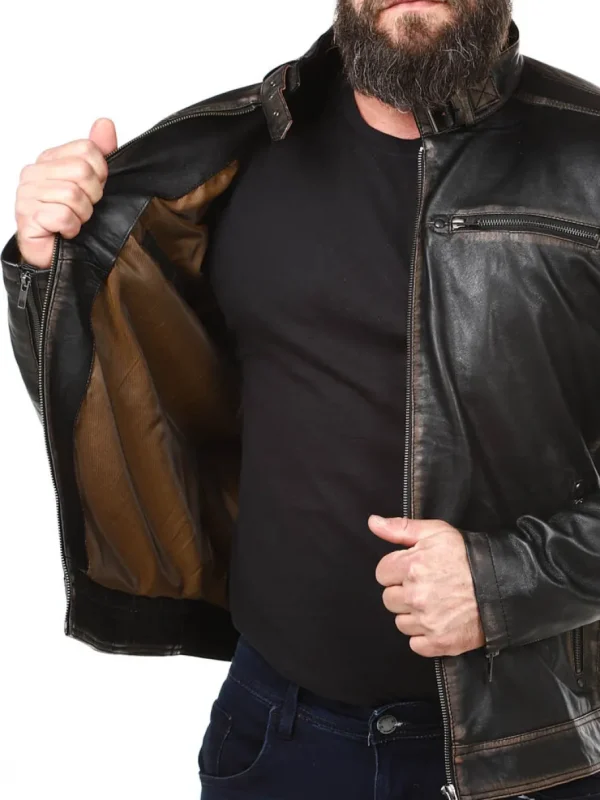 RD Johnny Skindjakke - Dirty Black^RockDenim New