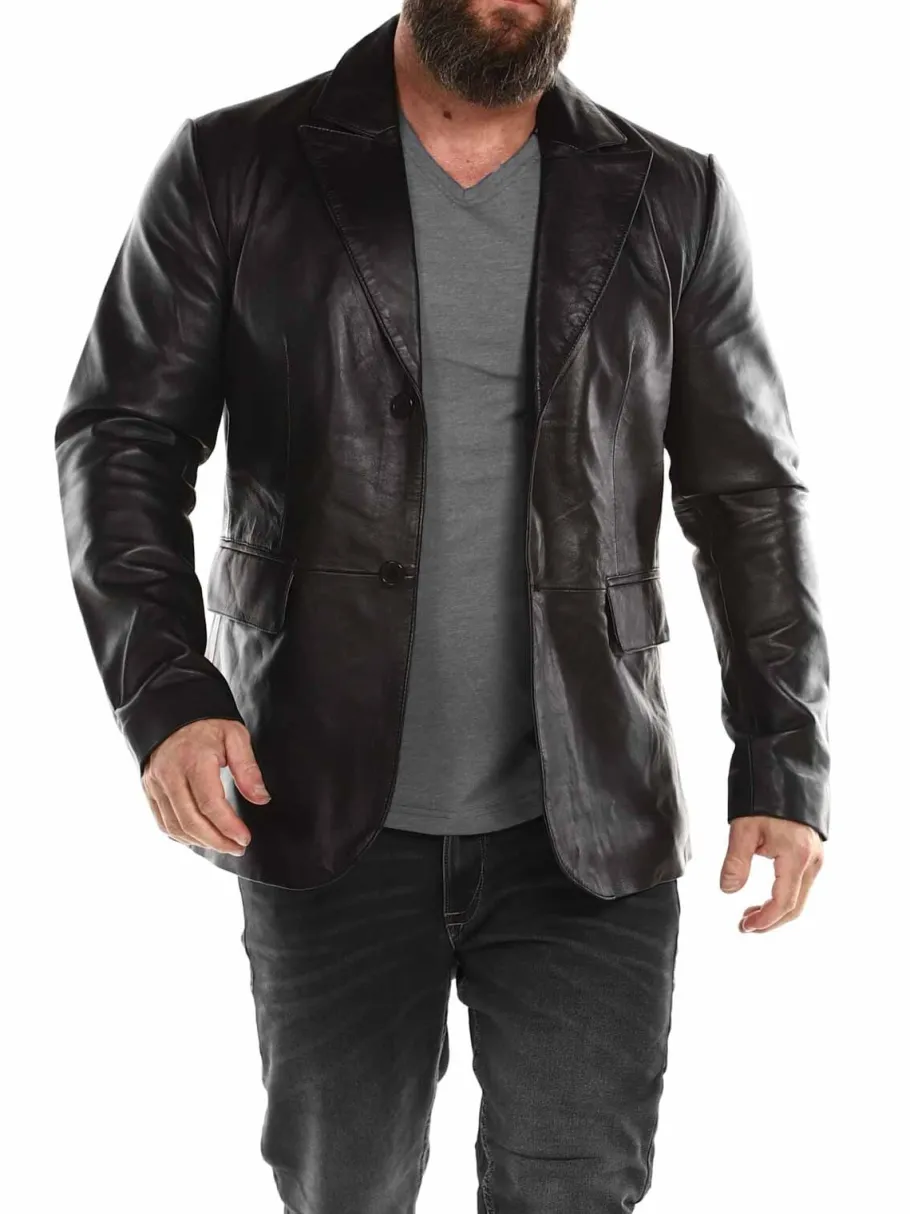 rd_leather_blazer__sort_8.webp RD Leather Blazer - Sort^RockDenim Hot