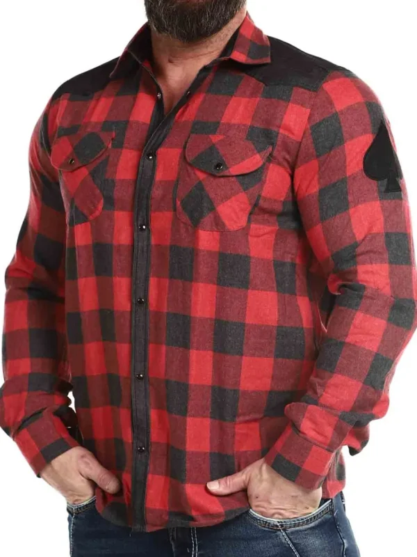 RD Lumberjack Skjorte - Rød/Sort^RockDenim New