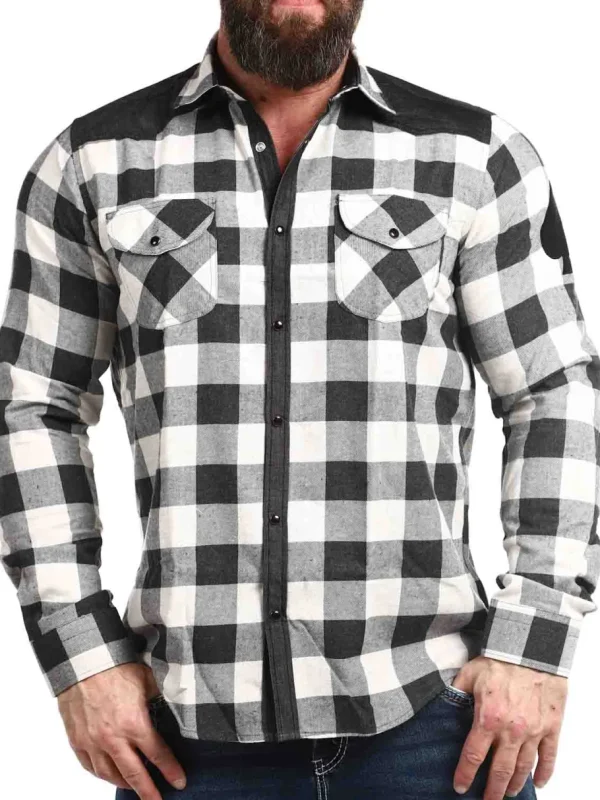 RD Lumberjack Skjorte - Sort/Hvid^RockDenim Hot