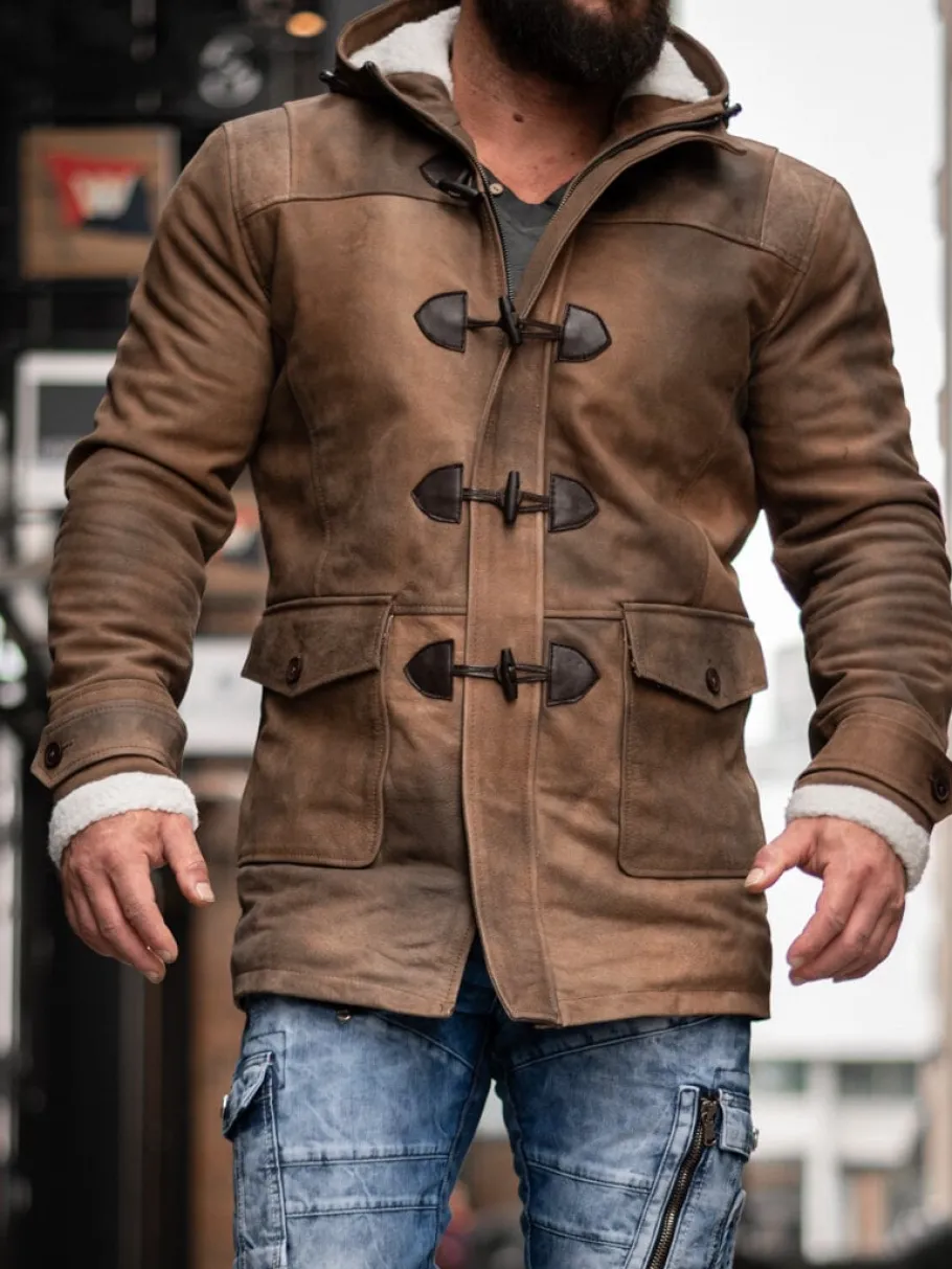 rd_matan_foret_skindfrakk_0.webp RD Matan Foret Skindfrakke - Brun^RockDenim Sale