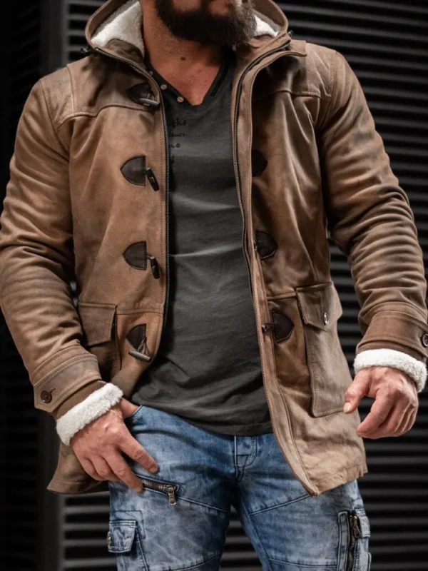 RD Matan Foret Skindfrakke - Brun^RockDenim Sale