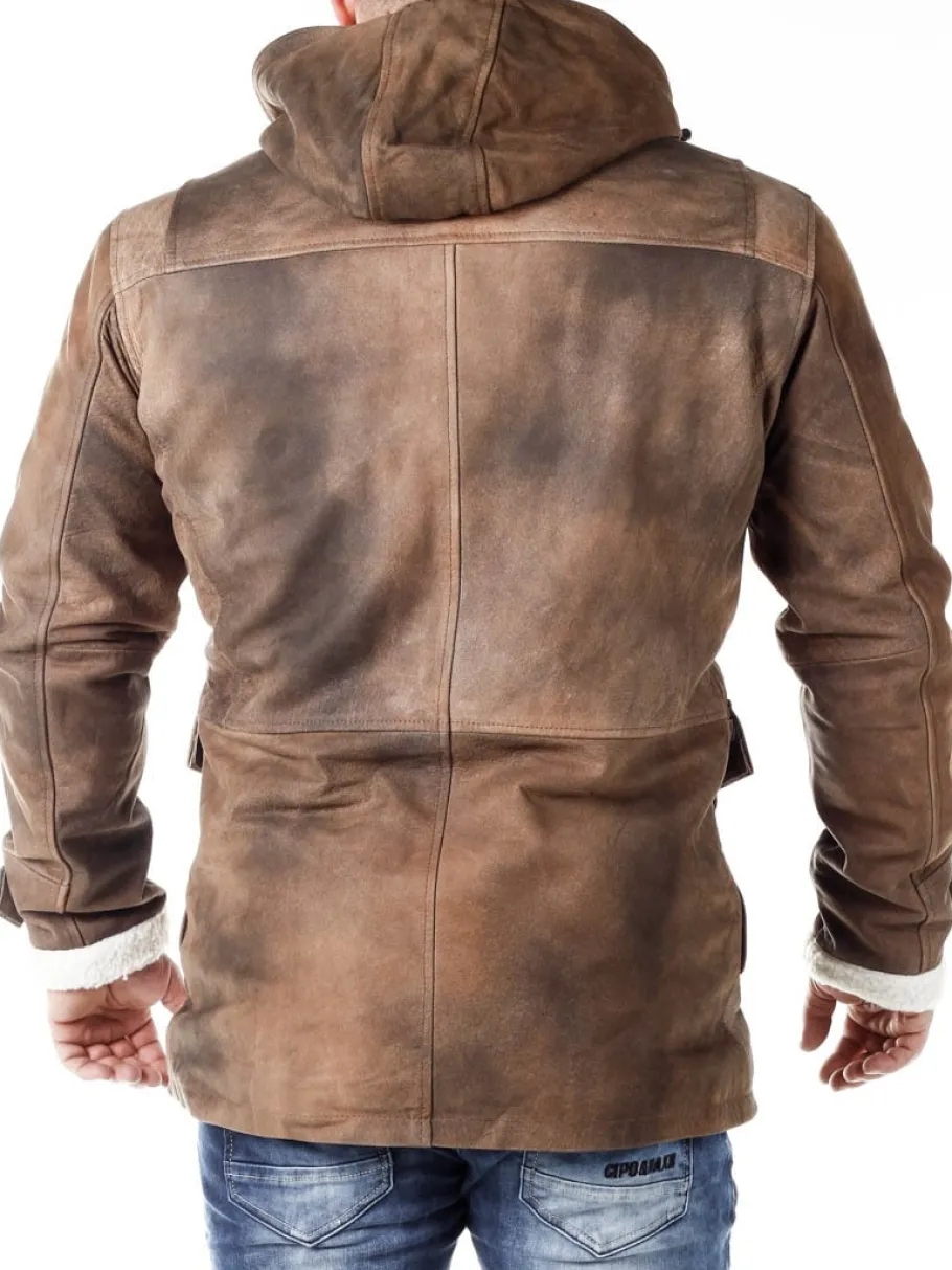 rd_matan_foret_skindfrakk_4.webp RD Matan Foret Skindfrakke - Brun^RockDenim Sale