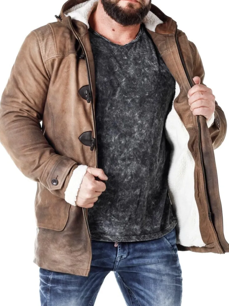 rd_matan_foret_skindfrakk_5.webp RD Matan Foret Skindfrakke - Brun^RockDenim Sale