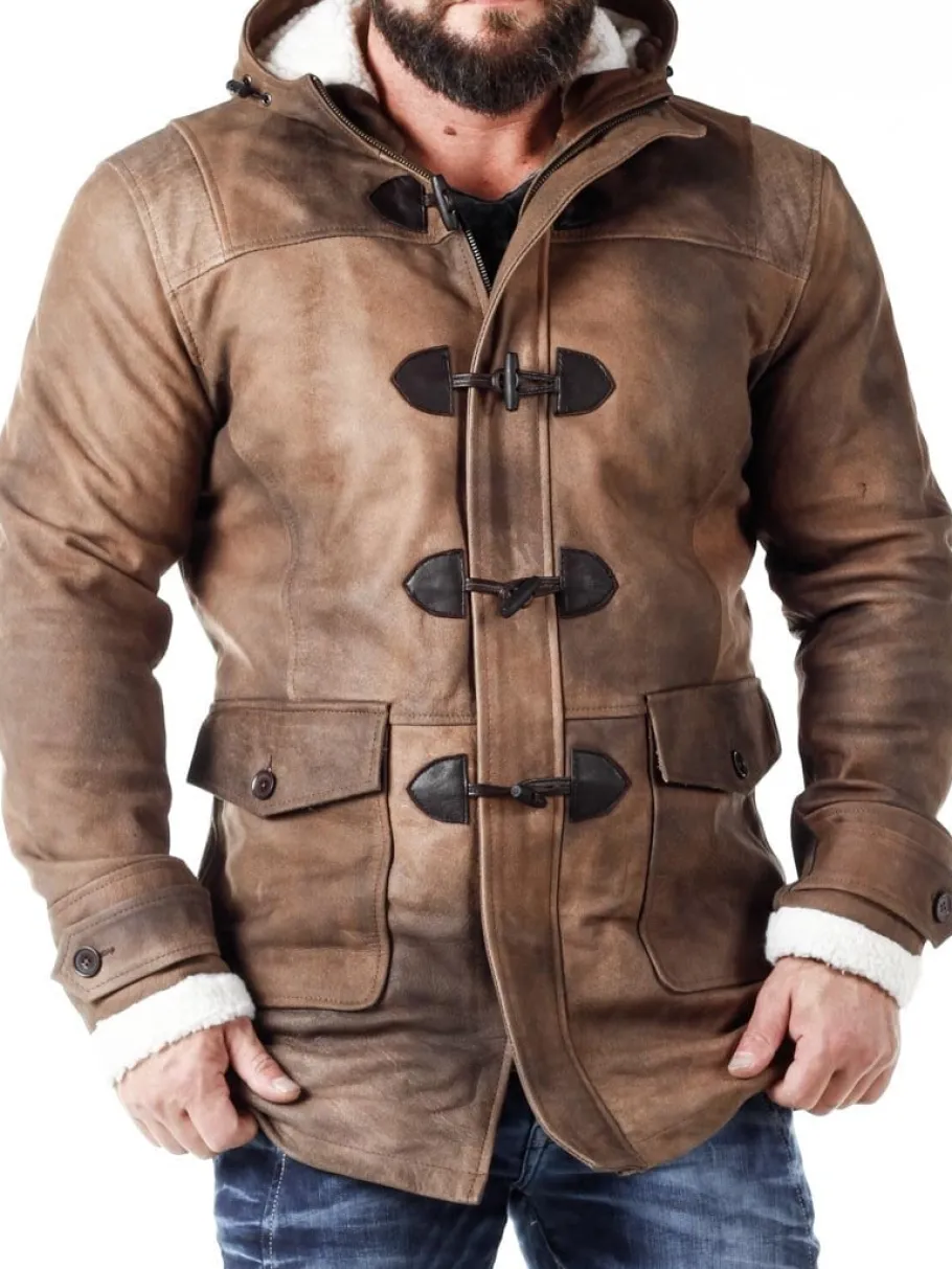 rd_matan_foret_skindfrakk_7.webp RD Matan Foret Skindfrakke - Brun^RockDenim Sale