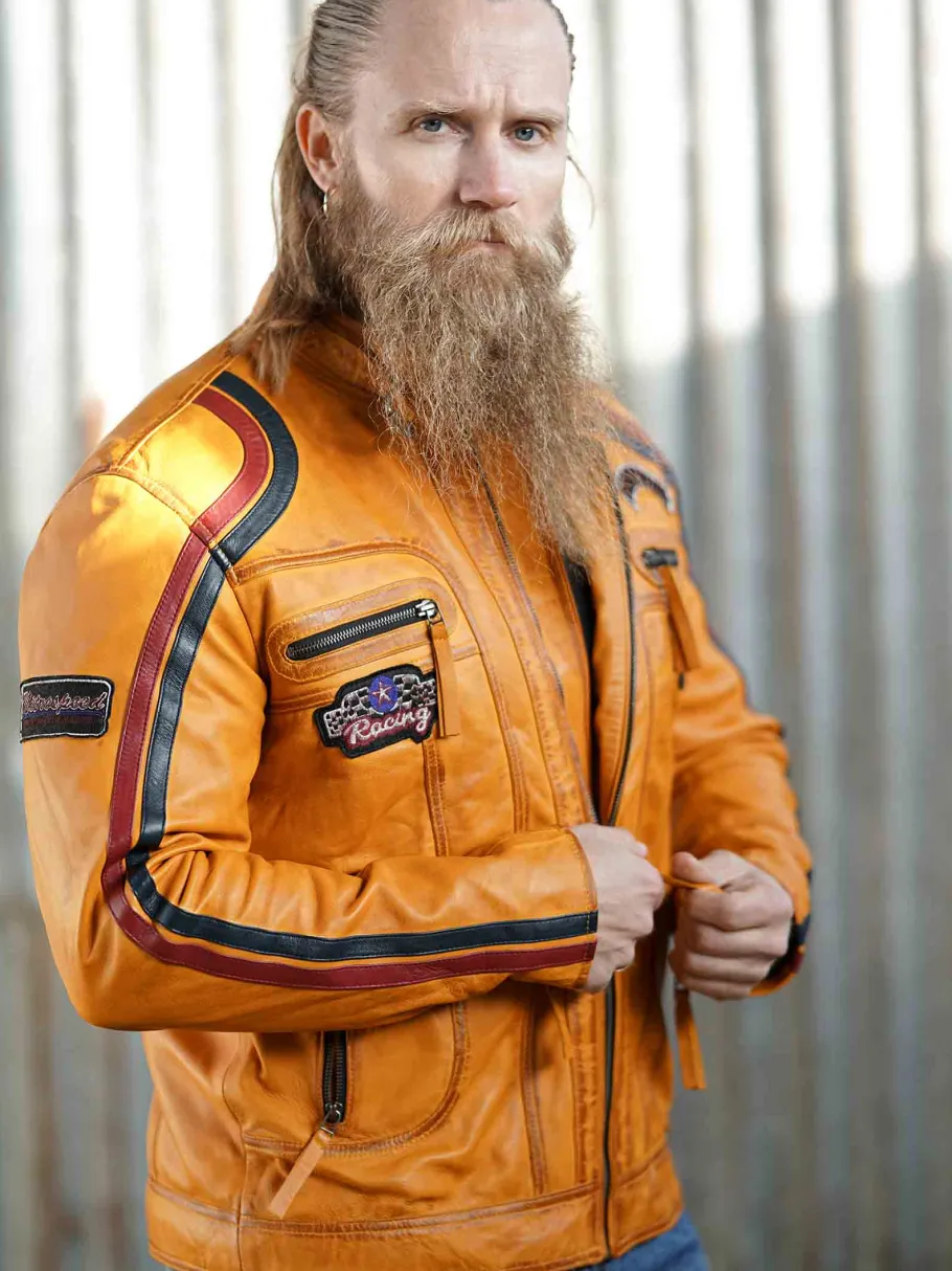 rd_nitro_skindjakke__oran_7.webp RD Nitro Skindjakke - Orange^Rockdenim Sale