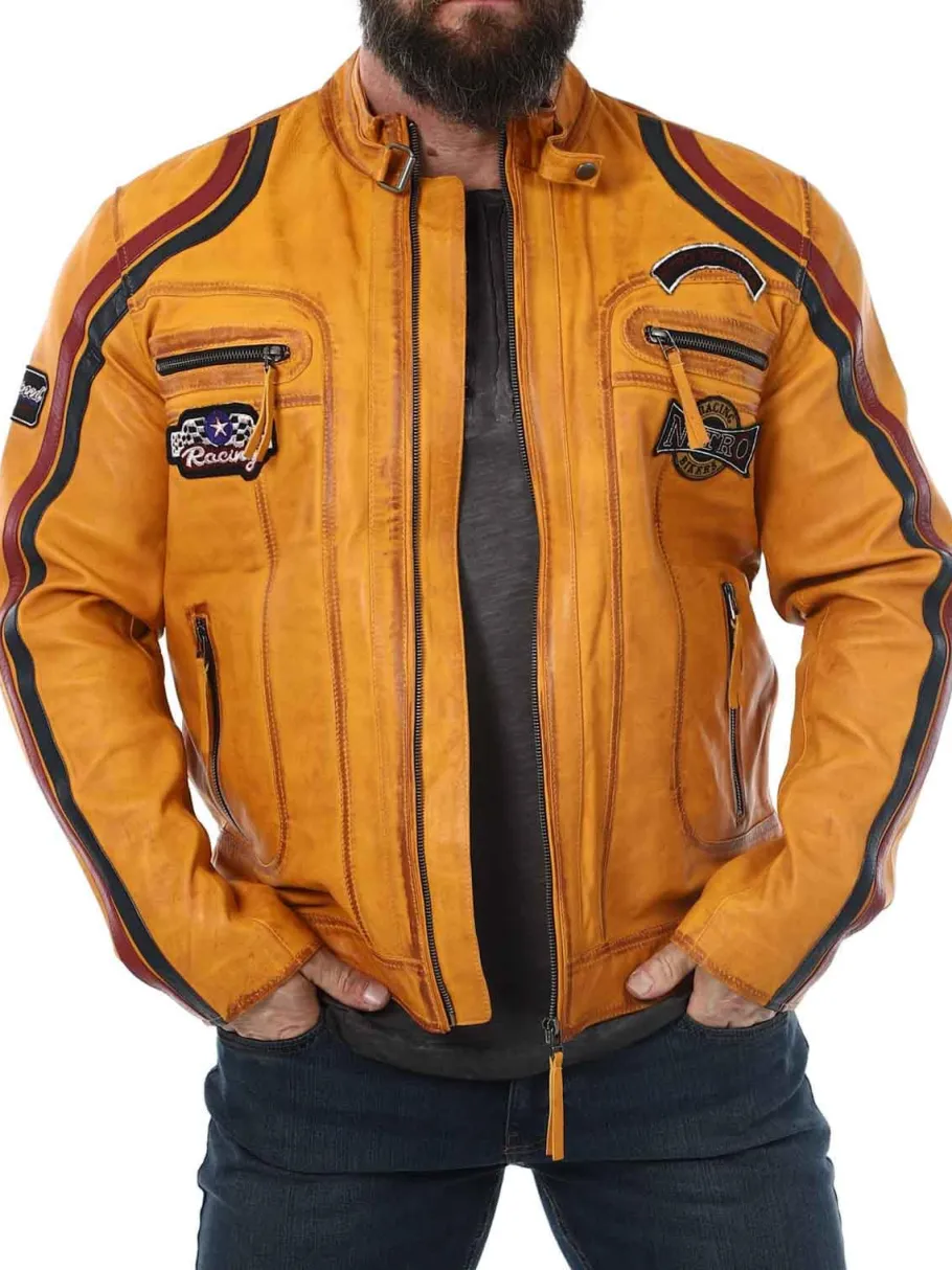 rd_nitro_skindjakke__oran_9.webp RD Nitro Skindjakke - Orange^Rockdenim Sale