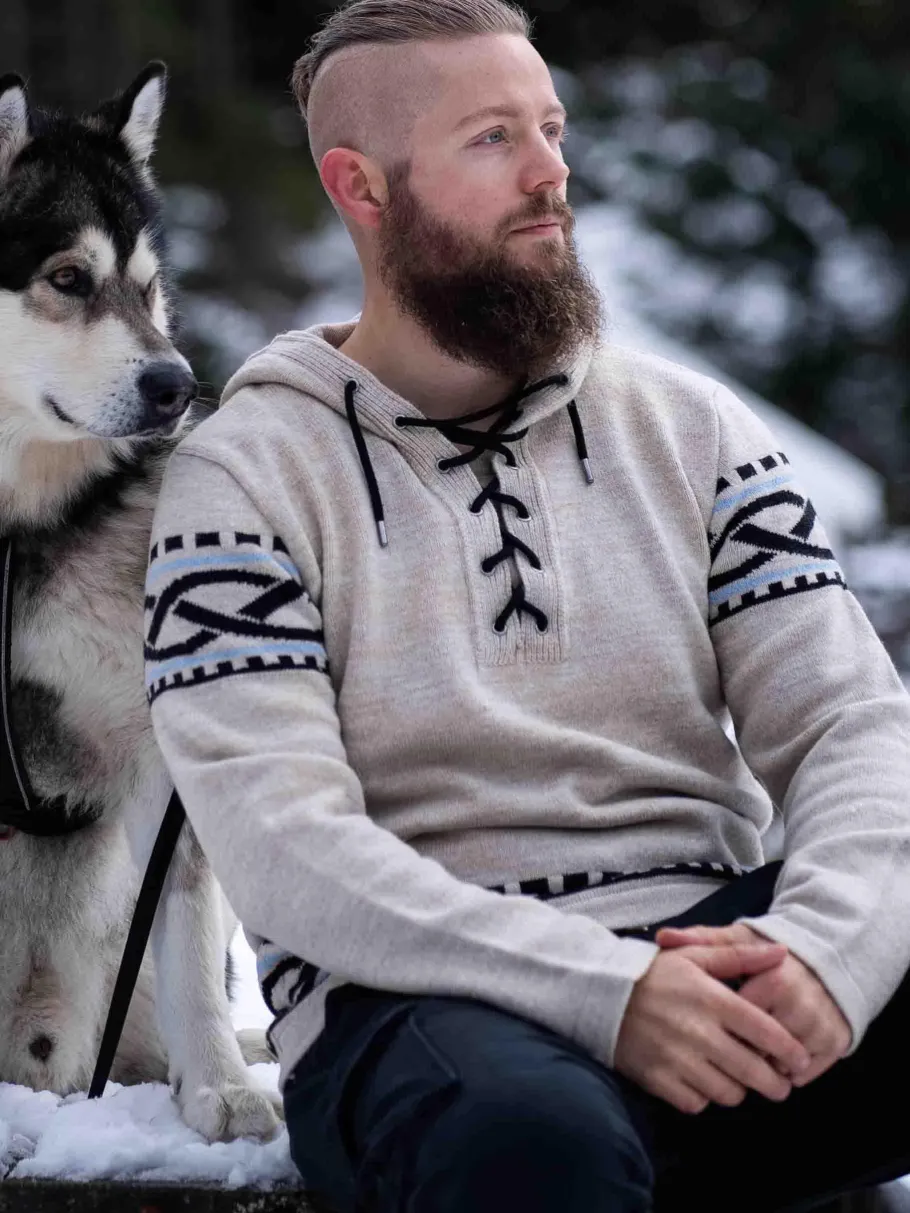 rd_njord_cashmere_stickad_0.webp RD Njord Cashmere Stickad Tröja - Beige^Rockdenim Outlet