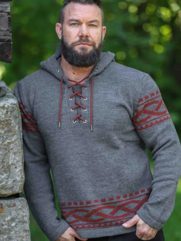 RD Njord Cashmere Strikket Trøje - Mørkegrå^Rockdenim New
