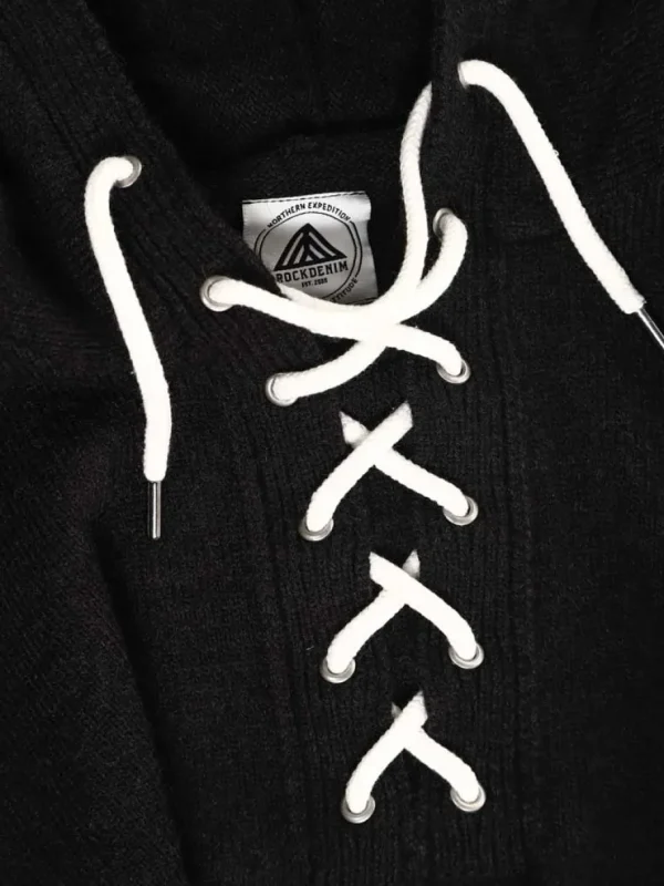 RD Njord Cashmere Strikket Trøje - Sort^Rockdenim Fashion