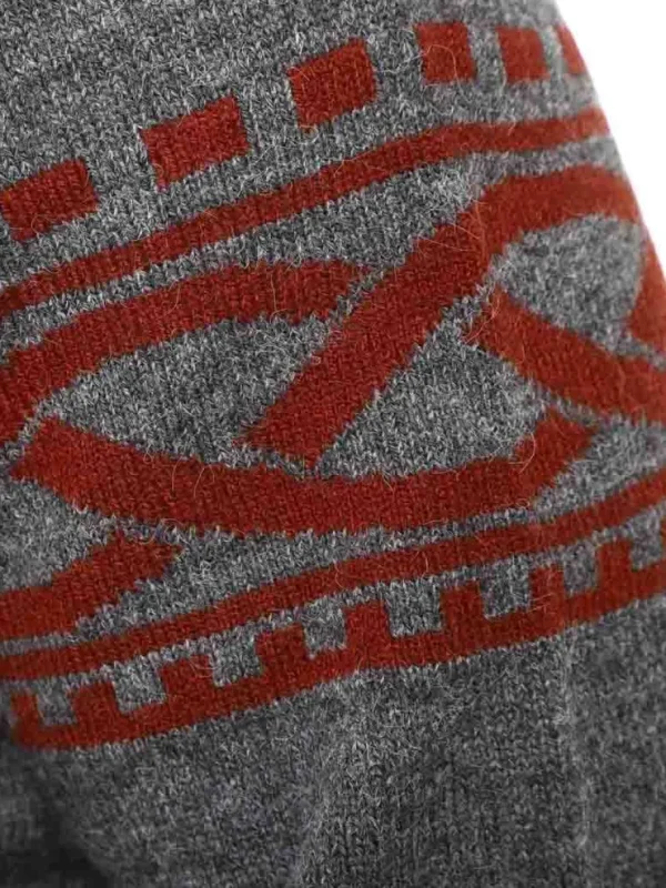 RD Njord Cashmere Strikket Trøje - Mørkegrå^Rockdenim New