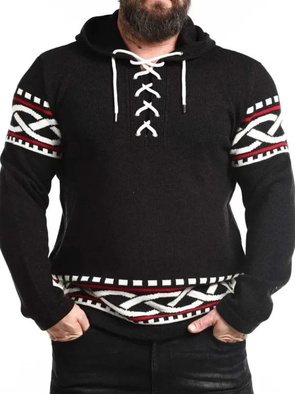 RD Njord Cashmere Strikket Trøje - Sort^Rockdenim Fashion