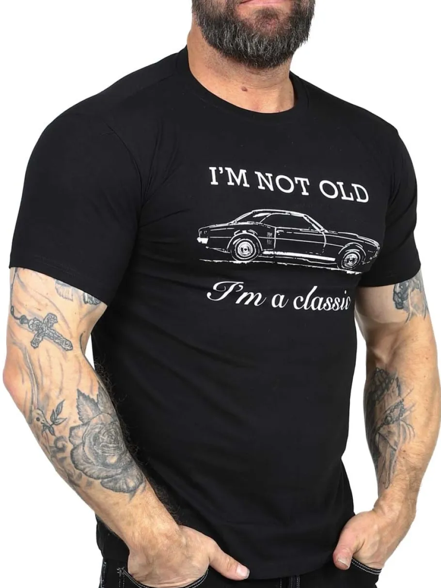 rd_old_classic_car_tshirt_2.webp RD Old Classic Car T-shirt - Sort^Rockdenim Sale