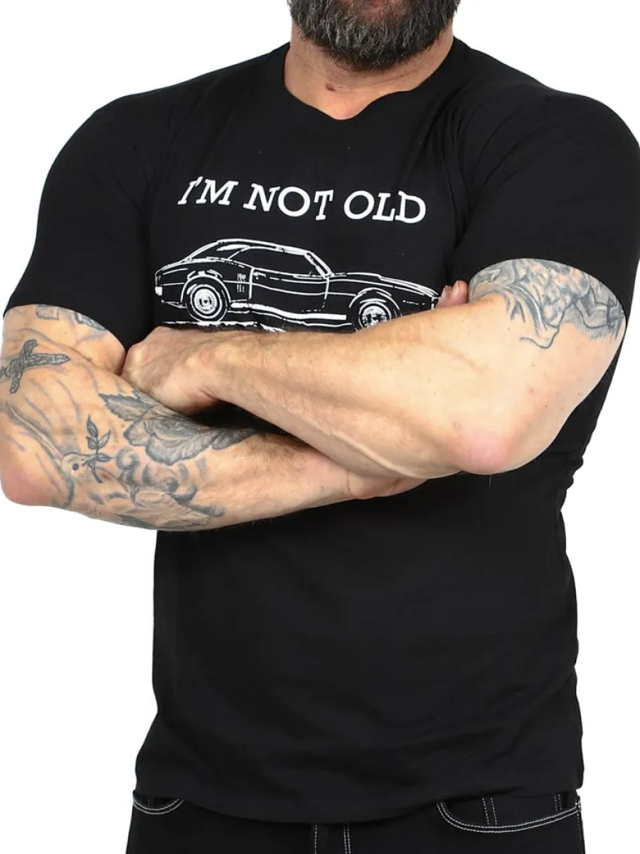 rd_old_classic_car_tshirt_3.webp RD Old Classic Car T-shirt - Sort^Rockdenim Sale