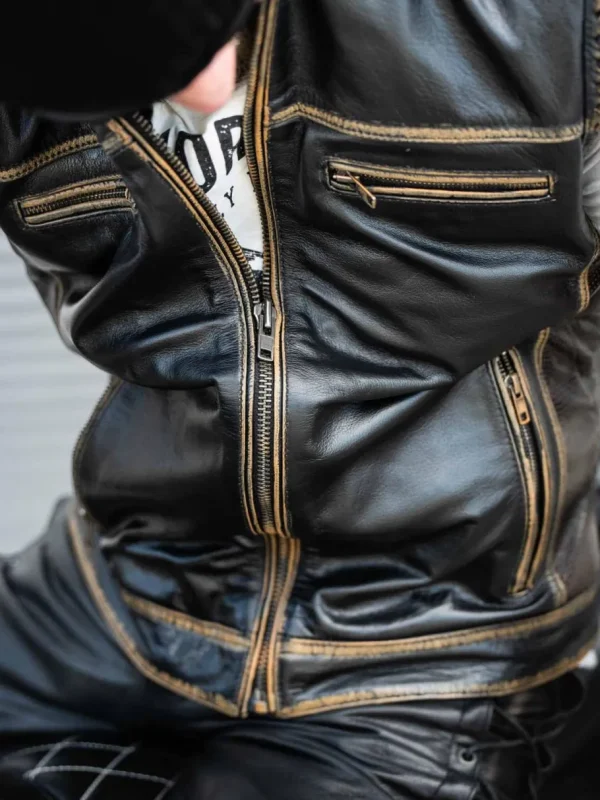 RD Power Rider Skindvest - Sort/Beige^Rockdenim Clearance
