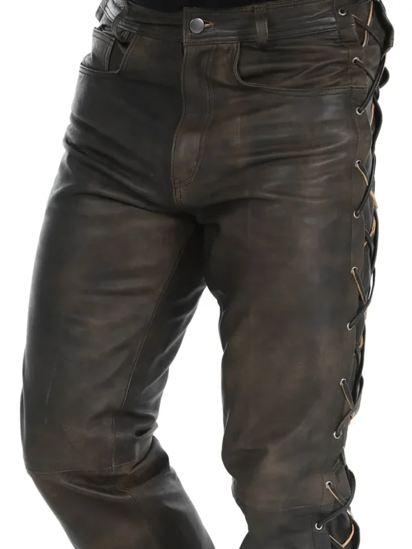 RD Premium Nitro Skindbukser - Brun^Rockdenim Fashion