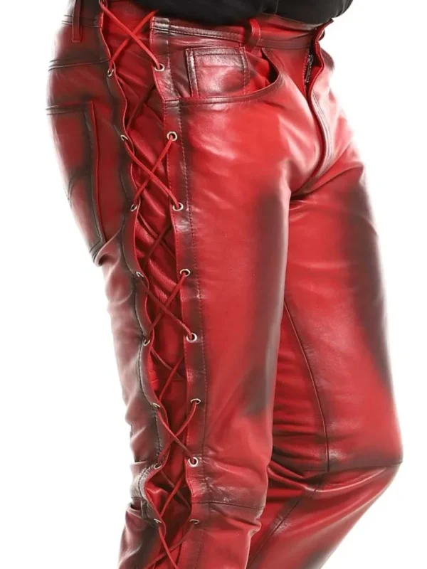 RD Premium Nitro Skinnbukser - Dirty Red^Rockdenim Discount