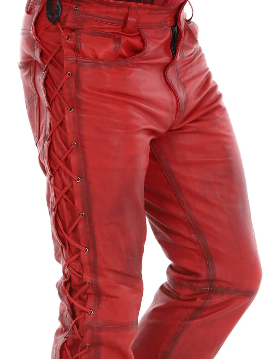 rd_premium_nitro_skinnbuk_0.webp RD Premium Nitro Skinnbukser - Rød^Rockdenim Clearance