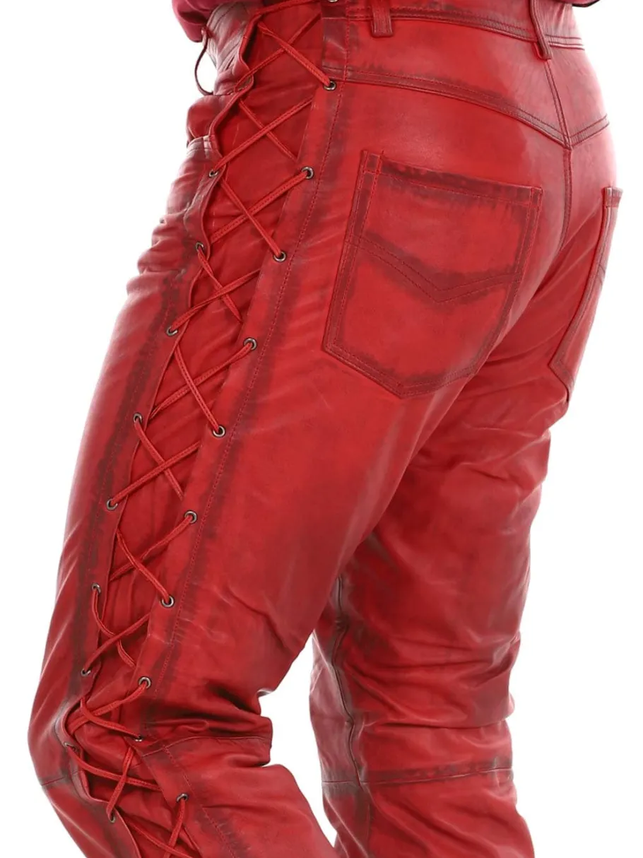 rd_premium_nitro_skinnbuk_5.webp RD Premium Nitro Skinnbukser - Rød^Rockdenim Clearance