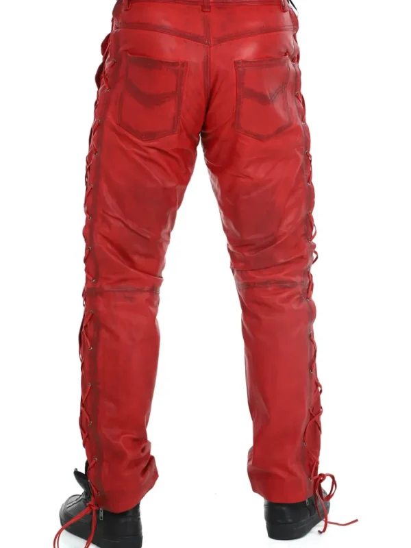 RD Premium Nitro Skinnbukser - Rød^Rockdenim Clearance