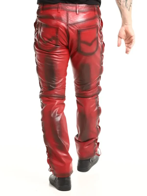 RD Premium Nitro Skinnbukser - Dirty Red^Rockdenim Discount