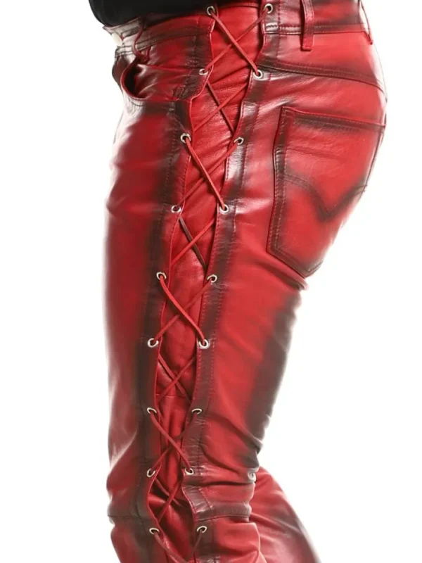 RD Premium Nitro Skinnbukser - Dirty Red^Rockdenim Discount