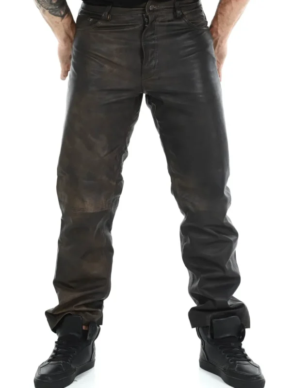 RD Premium Thunder Skindbukser - Brun^Rockdenim Best