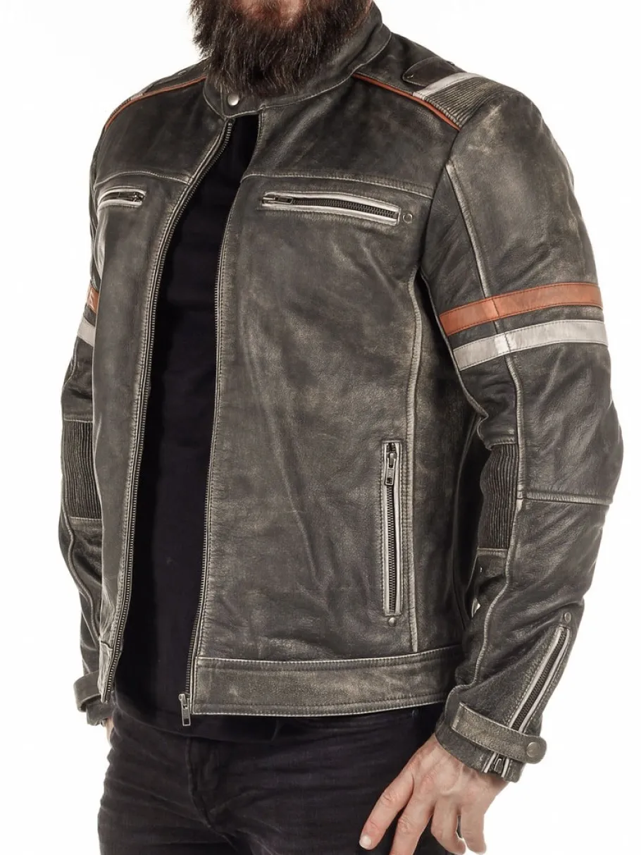 rd_road_king_skindjakke___6.webp RD Road King Skindjakke - Dirty Grey^RockDenim Best