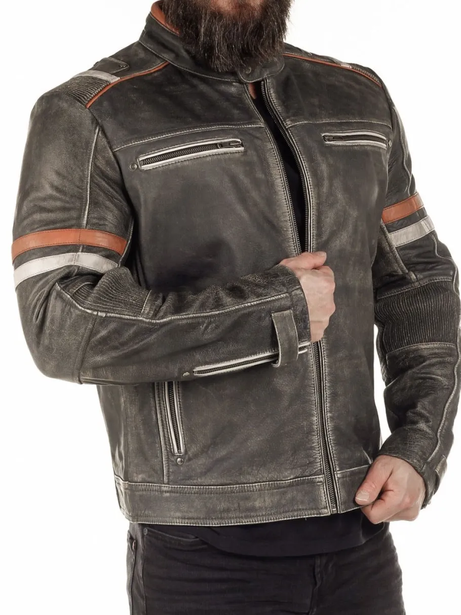 rd_road_king_skindjakke___8.webp RD Road King Skindjakke - Dirty Grey^RockDenim Best