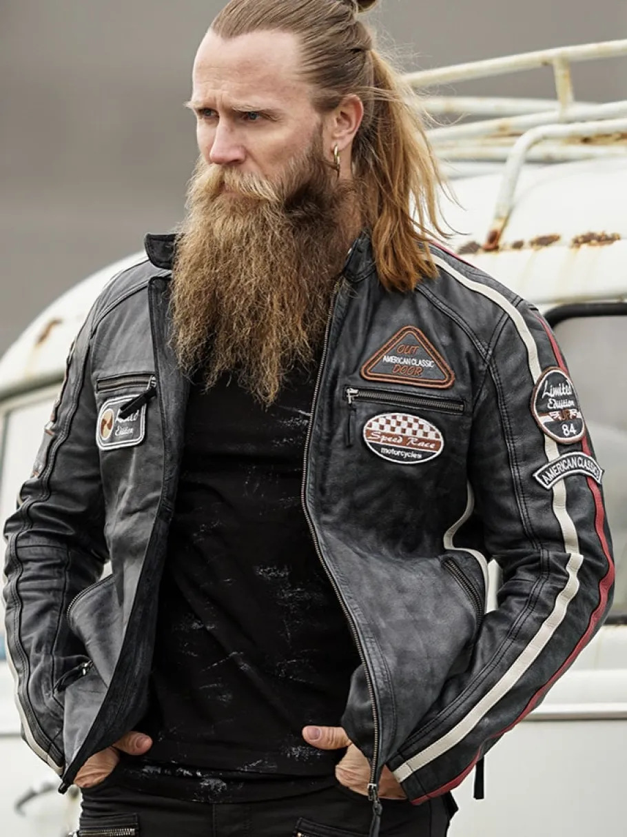 rd_road_runner_skindjakke_0.webp RD Road Runner Skindjakke - Sort^Rockdenim Sale