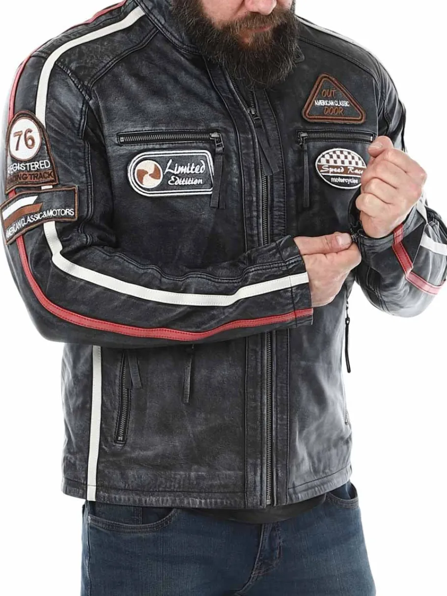 rd_road_runner_skindjakke_10.webp RD Road Runner Skindjakke - Sort^Rockdenim Sale