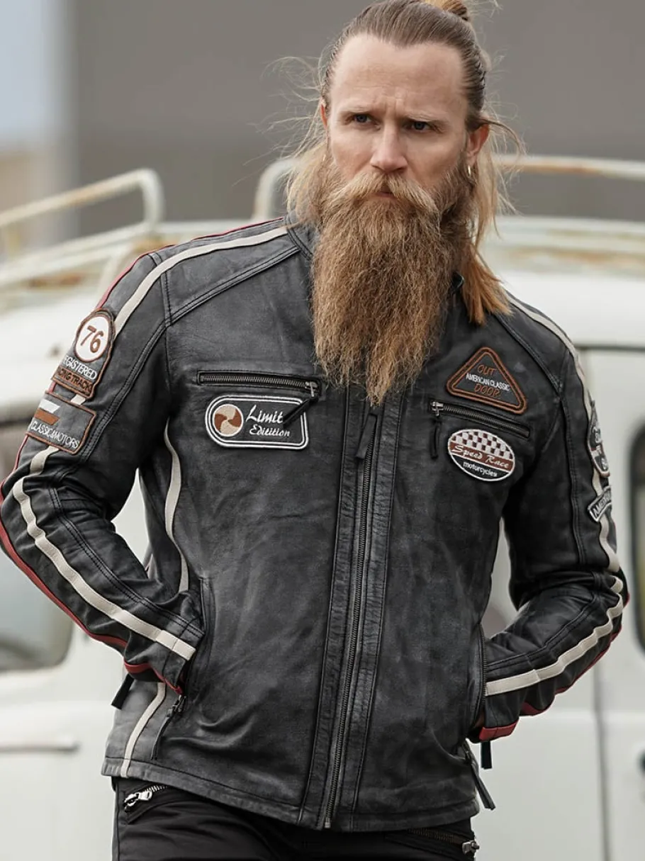 rd_road_runner_skindjakke_2.webp RD Road Runner Skindjakke - Sort^Rockdenim Sale