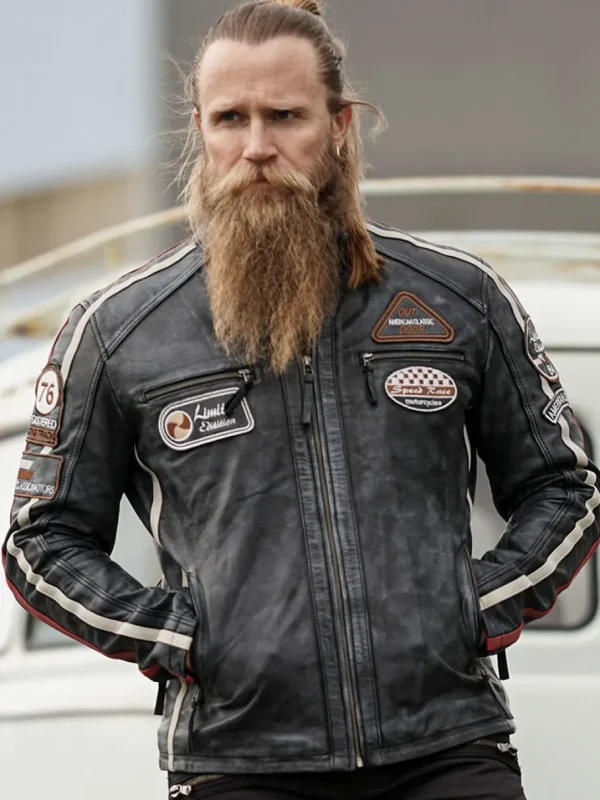 RD Road Runner Skindjakke - Sort^Rockdenim Sale