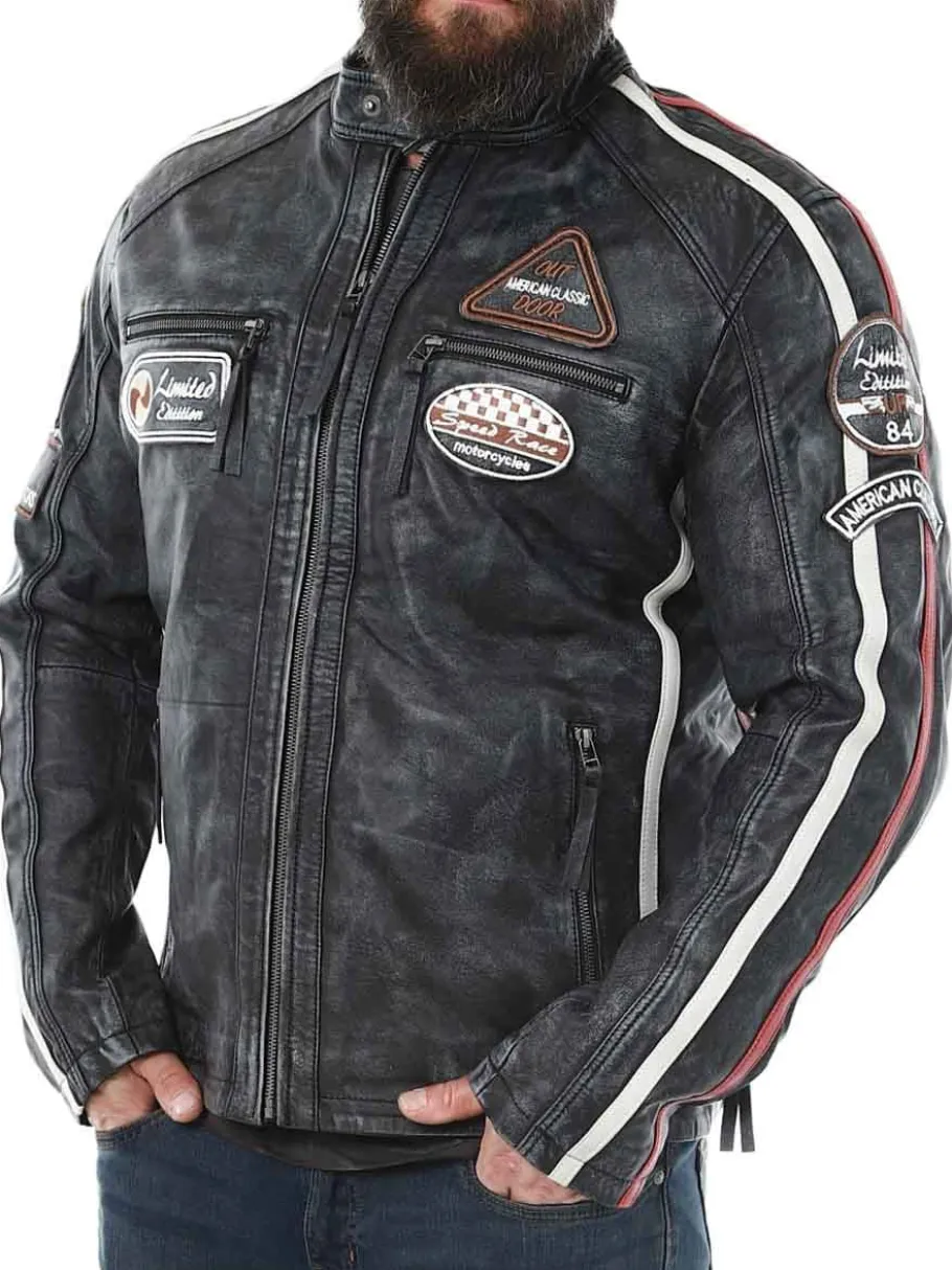 rd_road_runner_skindjakke_9.webp RD Road Runner Skindjakke - Sort^Rockdenim Sale