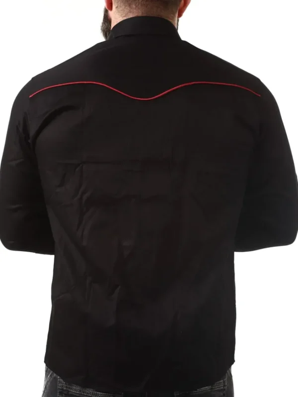 RD Roadster Skjorte - Sort/Vinrød^Rockdenim Discount