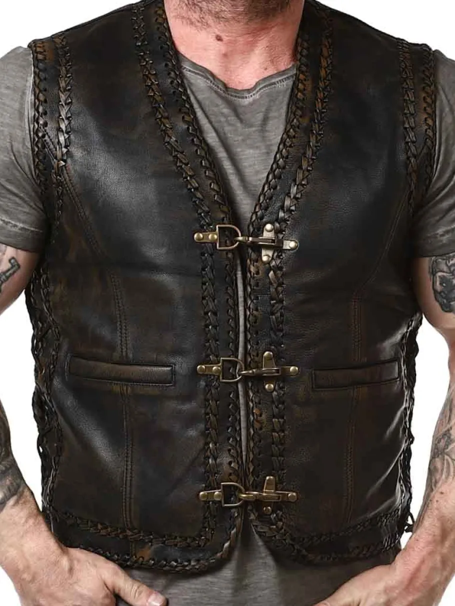 rd_rooster_skindvest__bru_2.webp RD Rooster Skindvest - Brun^Rockdenim Clearance