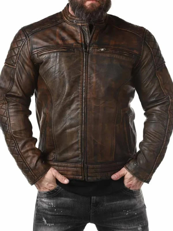 RD Rooster Skinnjakke - Brun^Rockdenim Fashion