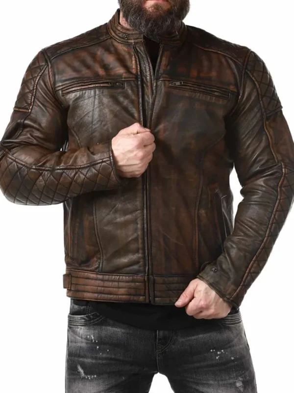 RD Rooster Skinnjakke - Brun^Rockdenim Fashion