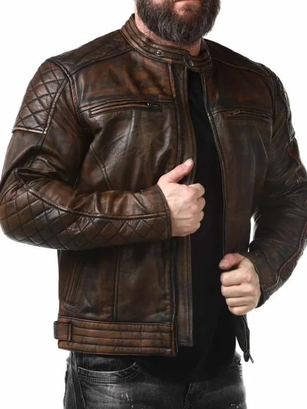RD Rooster Skinnjakke - Brun^Rockdenim Fashion