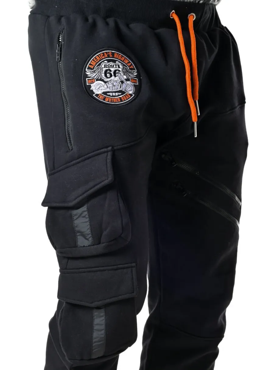 rd_route__sweatpants__sor_0.webp RD Route 66 Sweatpants - Sort^Rockdenim Online