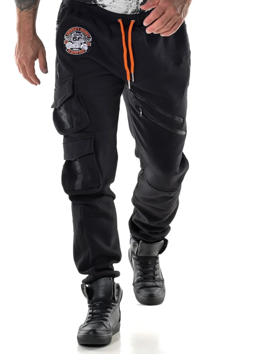 rd_route__sweatpants__sor_1.webp RD Route 66 Sweatpants - Sort^Rockdenim Online