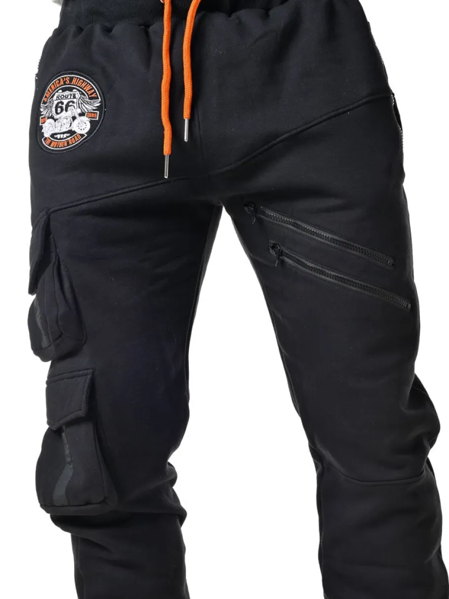 rd_route__sweatpants__sor_2.webp RD Route 66 Sweatpants - Sort^Rockdenim Online
