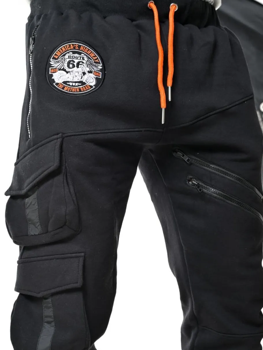 rd_route__sweatpants__sor_9.webp RD Route 66 Sweatpants - Sort^Rockdenim Online