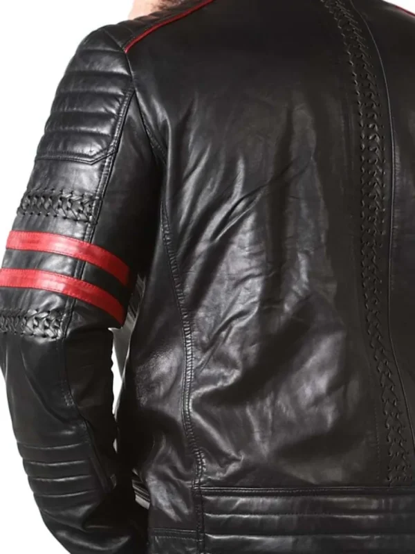 RD Storm Skindjakke - Sort/Rød^Rockdenim Discount