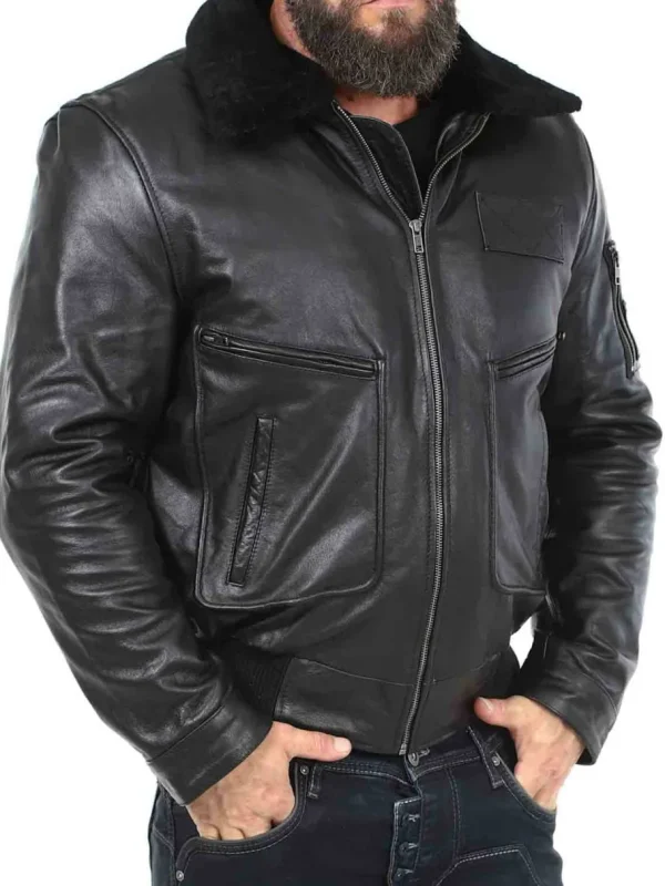 RD Stormhide Foret Skindjakke - Sort^Rockdenim New